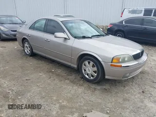 2002 Lincoln LS w/Base Pkg with VIN 1LNHM87A22Y689916, listed as a IAAI auction lot 41502799 with 1 mi miles. Bid and sale history available at carsss.com. Image 1.