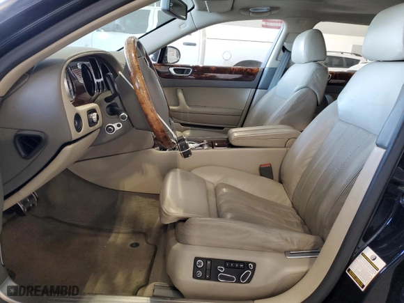2006 Bentley Continental Flying Spur with VIN SCBBR53W06C037412, listed as a Copart auction lot 50492605 with 59,005 mi miles and Salvage Title. Bid and sale history available at carsss.com. Image 7.