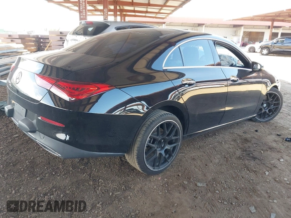 2021 Mercedes-Benz CLA 250 with VIN W1K5J4GB2MN164642, listed as a IAAI auction lot 42021946 with 46,521 mi miles and . Bid and sale history available at DreamBid. Image 4.
