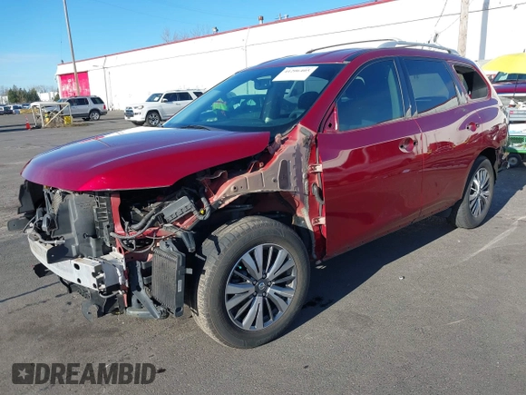 2018 Nissan Pathfinder SV with VIN 5N1DR2MN5JC626504, listed as a IAAI auction lot 41206405 with 128,863 mi miles. Bid and sale history available at carsss.com. Image 22.