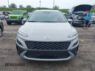 2022 Hyundai Kona SEL with VIN KM8K32AB6NU766385, listed as a IAAI auction lot 40500060 with 18,914 mi miles and . Bid and sale history available at DreamBid. Image 6.