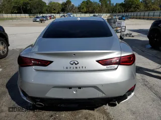 2018 Infiniti Q60 Sport with VIN JN1EV7EK8JM343260, listed as a Copart auction lot 77570344 with 74,508 mi miles and Non Repairable. Bid and sale history available at DreamBid. Image 6.
