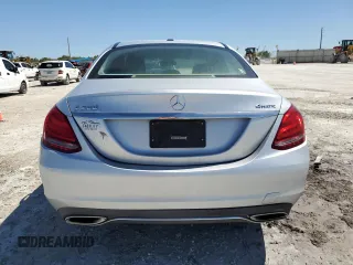 2015 Mercedes-Benz C-Class C 300 Luxury with VIN 55SWF4KB5FU019618, listed as a Copart auction lot 48504765 with 124,260 mi miles and Salvage Title. Bid and sale history available at carsss.com. Image 6.