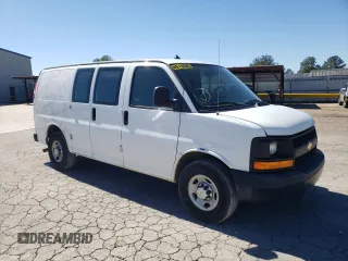 2013 Chevrolet Express Cargo Van with VIN 1GCWGFCA7D1904215, listed as a Copart auction lot 46061825 with 92,041 mi miles and Clean Title. Bid and sale history available at carsss.com. Image 4.