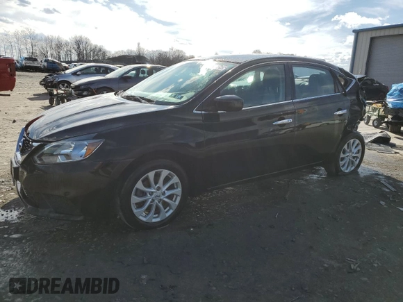 2019 Nissan Sentra SV with VIN 3N1AB7AP5KY438110, listed as a Copart auction lot 50462135 with 47,268 mi miles and Salvage Title. Bid and sale history available at carsss.com. Image 1.