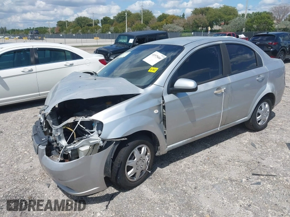 2008 Chevrolet Aveo LS with VIN KL1TD56688B016691, listed as a IAAI auction lot 41975466 with 202,676 mi miles and . Bid and sale history available at DreamBid. Image 2.