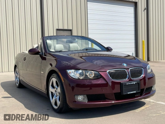2007 BMW 3 Series 328i with VIN WBAWR33537PX75142, listed as a Copart auction lot 49962715 with 125,113 mi miles and Clean title. Bid and sale history available at DreamBid. Image 1.