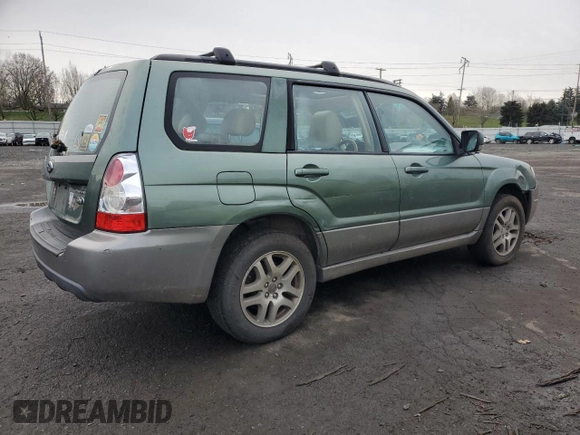 2006 Subaru Forester 2.5 X L.L. Bean Edition with VIN JF1SG67606H747020, listed as a Copart auction lot 85953344 with 186,865 mi miles and Clean Title. Bid and sale history available at carsss.com. Image 3.