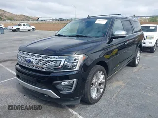2018 Ford Expedition Max Platinum with VIN 1FMJK1MT8JEA67406, listed as a IAAI auction lot 42077164 with 27,889 mi miles and . Bid and sale history available at DreamBid. Image 2.