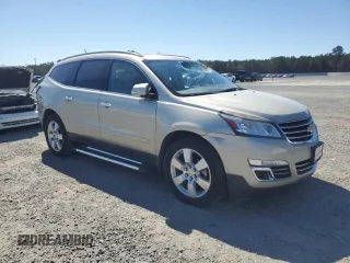 2014 Chevrolet Traverse LTZ with VIN 1GNKRJKD6EJ264417, listed as a Copart auction lot 50488115 with 151,497 mi miles and Salvage Title. Bid and sale history available at DreamBid. Image 4.