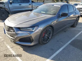 2021 Acura TLX Type S with VIN 19UUB7F07MA000946, listed as a Copart auction lot 47928535 with 46,251 mi miles and Salvage Title. Bid and sale history available at carsss.com. Image 1.