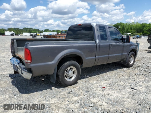 2004 Ford Super Duty F-250 XL with VIN 1FTNX20L24EB98046, listed as a Copart auction lot 51931954 with 267,436 mi miles and Salvage Title. Bid and sale history available at carsss.com. Image 3.