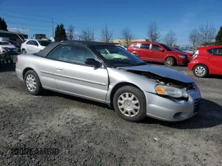 2006 Chrysler Sebring with VIN 1C3EL45X76N102955, listed as a Copart auction lot 50058875 with 126,887 mi miles and Salvage Title. Bid and sale history available at DreamBid. Image 4.