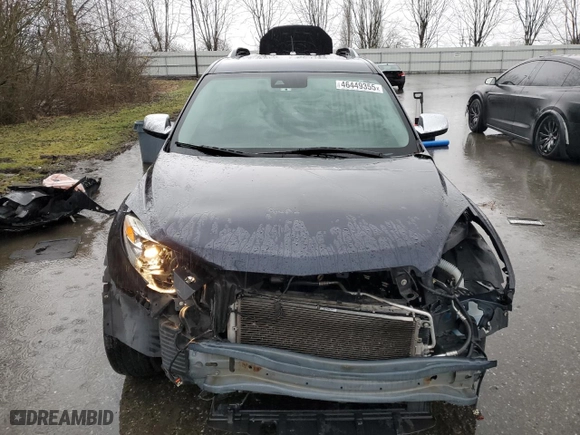 2015 Chevrolet Equinox LTZ with VIN 2GNFLHEK2F6264919, listed as a Copart auction lot 46449355 with 105,735 mi miles and Salvage Title. Bid and sale history available at carsss.com. Image 5.