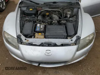 2004 Mazda RX-8 with VIN JM1FE17N240134176, listed as a Copart auction lot 53556025 with 97,818 mi miles and Clean Title. Bid and sale history available at carsss.com. Image 11.