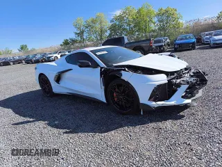2023 Chevrolet Corvette 1LT with VIN 1G1YA2D42P5116900, listed as a Copart auction lot 56719765 with 15,129 mi miles and Salvage title. Bid and sale history available at DreamBid. Image 3.