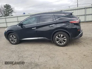 2018 Nissan Murano S with VIN 5N1AZ2MG6JN146898, listed as a Copart auction lot 47839935 with 133,544 mi miles and Salvage Title. Bid and sale history available at DreamBid. Image 2.