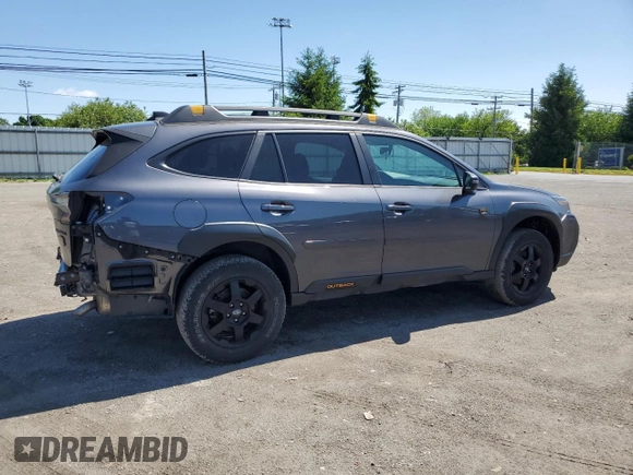 2023 Subaru Outback Wilderness с VIN 4S4BTGUD7P3118959, выставлен на аукционе Copart как лот 56583405 с пробегом 52 668 миль миль и Списание • Salvage title. История ставок и продаж доступна на DreamBid. Изображение 3.