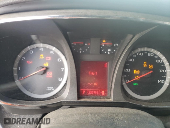 2011 GMC Terrain SLT-2 with VIN 2CTFLXE51B6219062, listed as a Copart auction lot 60278565 with 228,786 mi miles and Clean title. Bid and sale history available at DreamBid. Image 9.