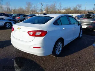 2019 Chevrolet Cruze LS with VIN 1G1BC5SM9K7134778, listed as a IAAI auction lot 41797545 with 74,627 mi miles. Bid and sale history available at carsss.com. Image 4.