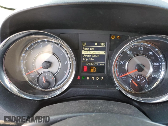 2015 Chrysler Town & Country Touring with VIN 2C4RC1BG8FR578280, listed as a Copart auction lot 87238024 with 104,366 mi miles and Salvage Title. Bid and sale history available at carsss.com. Image 9.