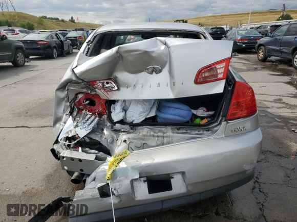 2004 Infiniti G35 w/Leather with VIN JNKCV51F74M704563, listed as a Copart auction lot 70261754 with 160,733 mi miles and Salvage Title. Bid and sale history available at DreamBid. Image 6.