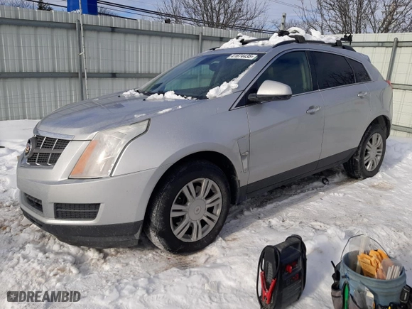 2012 Cadillac SRX with VIN 3GYFNGE37CS638485, listed as a Copart auction lot 41674435 with 0 mi miles and Salvage Title. Bid and sale history available at carsss.com. Image 1.