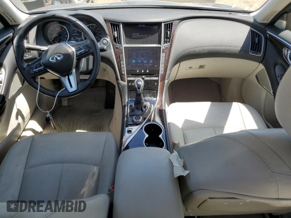 2018 Infiniti Q50 Luxe с VIN JN1EV7AP2JM354613, выставлен на аукционе Copart как лот 57977755 с пробегом 45 396 миль миль и Списание • Salvage title. История ставок и продаж доступна на DreamBid. Изображение 8.
