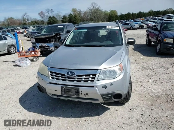 2012 Subaru Forester 2.5X with VIN JF2SHABC4CH464897, listed as a Copart auction lot 51436845 with 169,492 mi miles and Salvage Title. Bid and sale history available at carsss.com. Image 11.