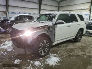 2017 Toyota 4Runner SR5 with VIN JTEBU5JR5H5481526, listed as a Copart auction lot 87591705 with 103,969 mi miles and Salvage Title. Bid and sale history available at carsss.com. Image 1.