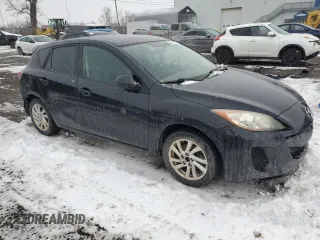 2013 Mazda 3 GX with VIN JM1BL1KF1D1729468, listed as a Copart auction lot 80479774 with 236,513 mi miles and Salvage Title. Bid and sale history available at carsss.com. Image 4.