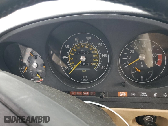 1989 Mercedes-Benz 560 SL с VIN WDBBA48D7KA100368, выставлен на аукционе Copart как лот 86422614 с пробегом 171 003 миль миль и Чистый • Clean title. История ставок и продаж доступна на DreamBid. Изображение 9.