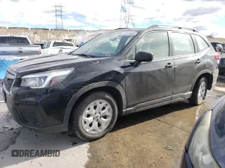 2019 Subaru Forester with VIN JF2SKACC0KH497992, listed as a Copart auction lot 46787385 with 96,839 mi miles and Salvage Title. Bid and sale history available at carsss.com. Image 1.