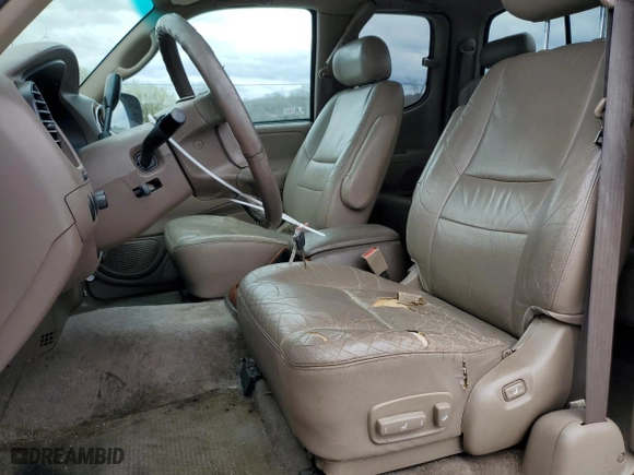 2001 Toyota Tundra Ltd with VIN 5TBRT38121S201676, listed as a Copart auction lot 49929835 with 271,168 mi miles and Salvage Title. Bid and sale history available at carsss.com. Image 7.