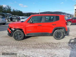2018 Jeep Renegade Upland Edition with VIN ZACCJBAB0JPJ55503, listed as a IAAI auction lot 41278285 with 30,465 mi miles. Bid and sale history available at carsss.com. Image 14.