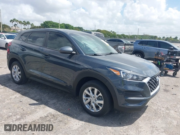 2021 Hyundai Tucson SE with VIN KM8J23A41MU291085, listed as a IAAI auction lot 41956974 with 93,932 mi miles. Bid and sale history available at carsss.com. Image 1.