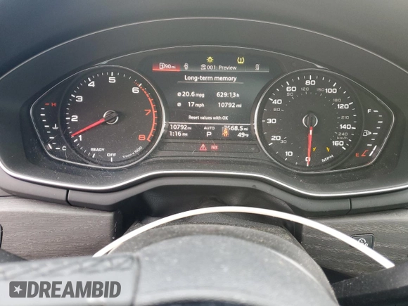 2023 Audi A5 Sportback S line Premium с VIN WAUDACF50PA022391, выставлен на аукционе Copart как лот 80584304 с пробегом 10 792 миль миль и Списание • Salvage title. История ставок и продаж доступна на DreamBid. Изображение 9.