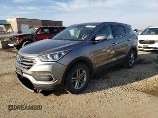 2018 Hyundai Santa Fe 2.4L with VIN 5NMZT3LB3JH056559, listed as a Copart auction lot 44703073 with 84,663 mi miles and Salvage title. Bid and sale history available at DreamBid. Image 1.