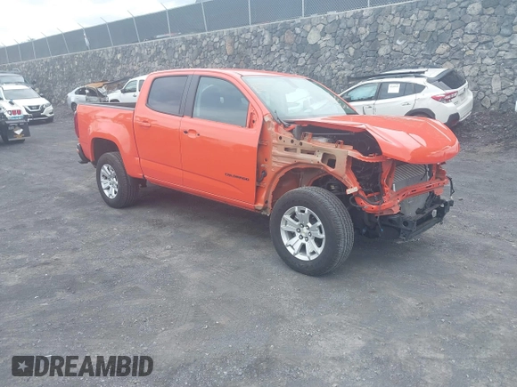 2021 Chevrolet Colorado 2WD LT with VIN 1GCGSCENXM1297969, listed as a IAAI auction lot 42025058 with 24,890 mi miles and . Bid and sale history available at DreamBid. Image 1.