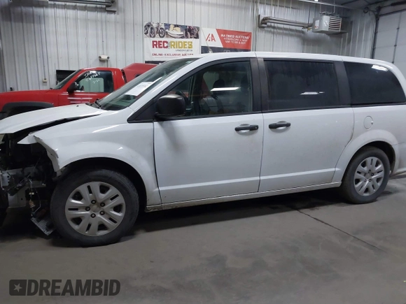 2020 Dodge Grand Caravan SE with VIN 2C4RDGBG7LR183857, listed as a IAAI auction lot 41655582 with 88,161 mi miles and . Bid and sale history available at DreamBid. Image 14.