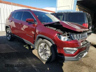 2021 Jeep Compass Limited with VIN 3C4NJCCB9MT573652, listed as a Copart auction lot 46541385 with 75,413 mi miles and Salvage Title. Bid and sale history available at carsss.com. Image 4.
