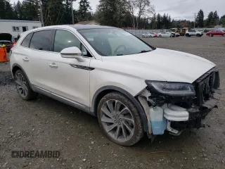 2019 Lincoln Nautilus Reserve with VIN 2LMPJ8LP0KBL37465, listed as a Copart auction lot 48507615 with 76,212 mi miles and Salvage title. Bid and sale history available at DreamBid. Image 4.