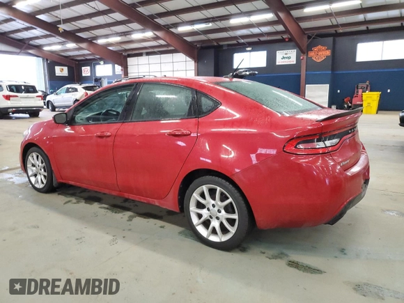 2013 Dodge Dart Rallye with VIN 1C3CDFBH1DD122831, listed as a Copart auction lot 51438605 with 86,220 mi miles and Clean Title. Bid and sale history available at carsss.com. Image 2.