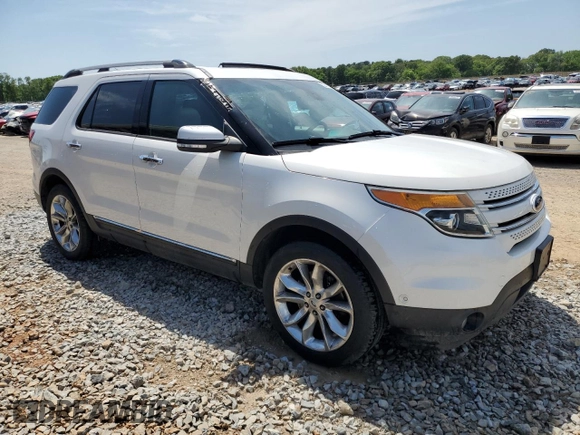 2015 Ford Explorer Limited with VIN 1FM5K8F88FGC36502, listed as a Copart auction lot 52113285 with 143,687 mi miles and Salvage Title. Bid and sale history available at DreamBid. Image 4.