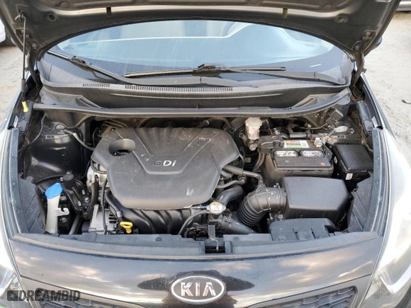 2012 Kia Rio LX with VIN KNADM4A35C6088175, listed as a Copart auction lot 42489305 with 132,236 mi miles and Salvage Title. Bid and sale history available at carsss.com. Image 12.
