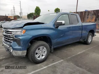 2024 Chevrolet Silverado 1500 with VIN 1GCRACE83RZ366886, listed as a Copart auction lot 55296925 with Not Provided miles and Salvage Title. Bid and sale history available at DreamBid. Image 1.