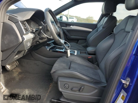 2021 Audi SQ5 Premium Plus with VIN WA1A4AFYXM2050467, listed as a Copart auction lot 78680954 with 22,929 mi miles and Clean Title. Bid and sale history available at carsss.com. Image 7.