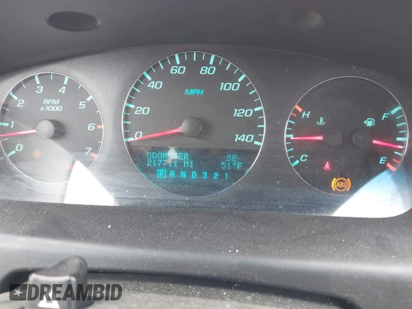 2011 Chevrolet Impala LT Fleet with VIN 2G1WG5EK2B1107533, listed as a IAAI auction lot 41714694 with 217,711 mi miles and . Bid and sale history available at DreamBid. Image 7.