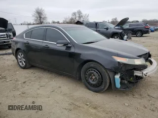 2012 Acura TL Tech Auto with VIN 19UUA8F5XCA034429, listed as a Copart auction lot 48895175 with 203,506 mi miles and Salvage Title. Bid and sale history available at carsss.com. Image 4.