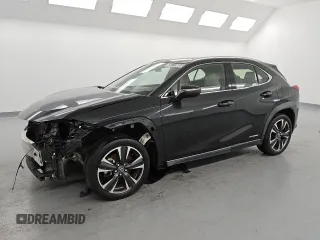 2021 Lexus UX 250h z VIN JTHX9JBH8M2050084, wystawiony jako Copart lot #56719055 z przebiegiem 93 419 mil mil oraz Czysty tytuł • Clean title. Historia ofert i sprzedaży dostępna na DreamBid. Obrazek 1.